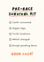 Funny Good Luck Card - Marathon Check List created by @HurrayHaus