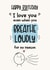 Funny birthday card for partner - husband - boyfriend- breathe loudly joke created by LynseyLovez