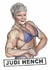 Funny Birthday Card - Judi Hench - Celebrity Pun created by Quite Good Cards