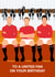 Fun Birthday Card - Manchester United - Players created by Paul Jones