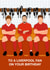 Fun Birthday Card - To A Liverpool Fan - Players created by Paul Jones