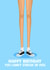 Rude Birthday Card - Lanky Streak Of Piss created by Pink Peach Cards