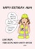 Funny Birthday Card - For Mum - Social Media Security Officer created by Hello Hatty