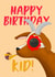 Fun Birthday Card - Goat Ready To Party - Happy Birthday Kid! created by @oubergine