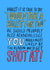 Funny Friendship Card “Take a Bullet” Text Design created by Running with Scissors