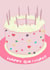 Happy Birthday Card - Cute Birthday Cake created by Alice Ranson