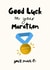 Classic Good Luck Card - Marathon Medal created by @HurrayHaus