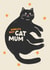 Cute Birthday Card - World's Best Cat Mum created by Jess Shah