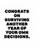 Funny Birthday Card For Friend – Surviving Your Own Decisions created by Vaguely Heartfelt