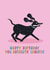 Funny Birthday Card - Absolute Lunatic created by Lucy Maggie Designs