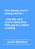 Funny Birthday Card – Zebra Crossing Jog created by Lemonade Insight