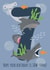 Cute 7th Birthday Card - For Him - Sharks created by Abigail Elodie