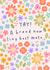 Pretty New Baby Card - Brand New Best Mate created by katie illustrated