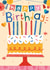 Classic Birthday Card – Colourful Cake created by Lindsey Sagar