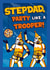 Classic Birthday Card - For Step Dad - Stormtrooper - Star Wars created by Cardology