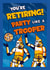Classic Retirement Card - Stormtrooper - Star Wars created by Cardology
