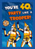 Classic Birthday Card - 40th - Stormtrooper - Star Wars created by Cardology