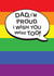 Anti-Father's Day Card - I'm Proud. created by The Boy and the Bear