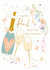 Traditional Anniversary Card – 30th — Pearl Wedding – Prosecco created by SABIVO Design by Sabina