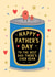 Cute Father's Day Card - Baked Beans - To The Best Dad There's Ever Bean created by Stormy Knight