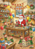 Santa's Workshop Merry Birthday Card for Christmas Lovers created by Lunar Tree Studios