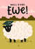 Cute Graduation Card - Well Done Ewe - Sheep created by Abbie Imagine