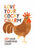 Funny Anniversary or Birthday Card for Husband or Boyfriend – Cocky Charm created by PaperPaper