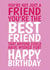 Classic Birthday Card - Best Friend created by @Cupsie's Creations