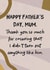 Anti-Father’s Day - For Mum - Thank You created by I am Nat