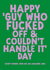 Funny Father's Day Card - Couldn't Handle It created by The Buddy Fernandez Card Co.