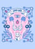 Arty Good Luck Card - Lucky Charms - Four Leaf Clovers created by Dafne Design Studio