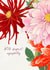 Sympathy card with flowers created by David Bennett