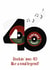 40th Birthday Card – Vintage Vinyl Record Rock Legend created by Treasure and Blossom