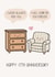 Cute 17th Anniversary Card - Furniture - Pun created by Creaternet