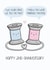 Cute 2nd Anniversary Card - Cotton - Pun created by Creaternet