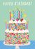 Classic Birthday Card - For Her - Rainbow Sprinkle Cake created by Nina Raby - Jones