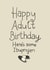 Funny Birthday Card - Adult Birthday - Here's Some Ibuprofen created by The Curious Pancake