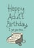 Funny Birthday Card - Giant Heated Electric Slipper created by The Curious Pancake