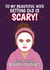 Funny Birthday Card – For Wife — Scary Beauty Routines created by @Cupsie's Creations