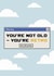 Funny Retro Birthday Card - You’re Not Old, You’re Retro created by Marina Kromitsyna