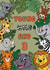 Fun and wild birthday card - three year old created by Wild Rose