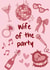 Cute hen do card to kickstart the perfect bachelorette party created by Wild Rose