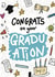 Graduation Congratulations Card – Congrats On Your Graduation created by ROSHAH DESIGNS