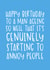 Funny Birthday Card - For Him - Ageing So Well It’s Annoying created by Brogan Thomas