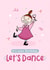 Cute Birthday Card - Moomin - Mymble - Let’s Dance created by Moomin Characters