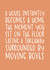 Funny New Home Card - House Becomes A Home - Surrounded By Moving Boxes created by Brogan Thomas
