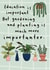 Funny Just Because Card - Gardening Is Much More Important created by Dandelion Stationery