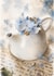 Blue hydrangeas created by Adeeba Faheem