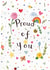 Pretty Congratulations Card - Proud Of You created by Love Lucy Illustration