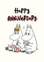 Cute Anniversary Card - Moomin - Wine created by Moomin Characters